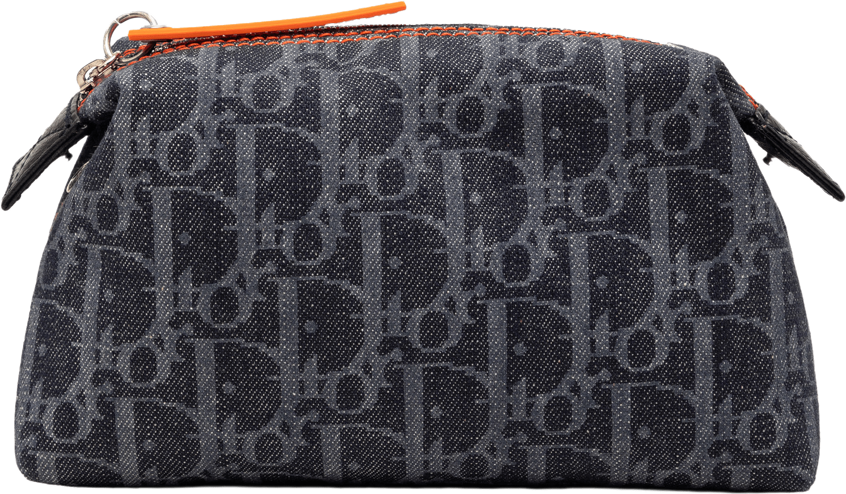 Dior Diorissimo Trotter Denim Flight Cosmetic Pouch, från Luxclusif, i färgen dark blue.
