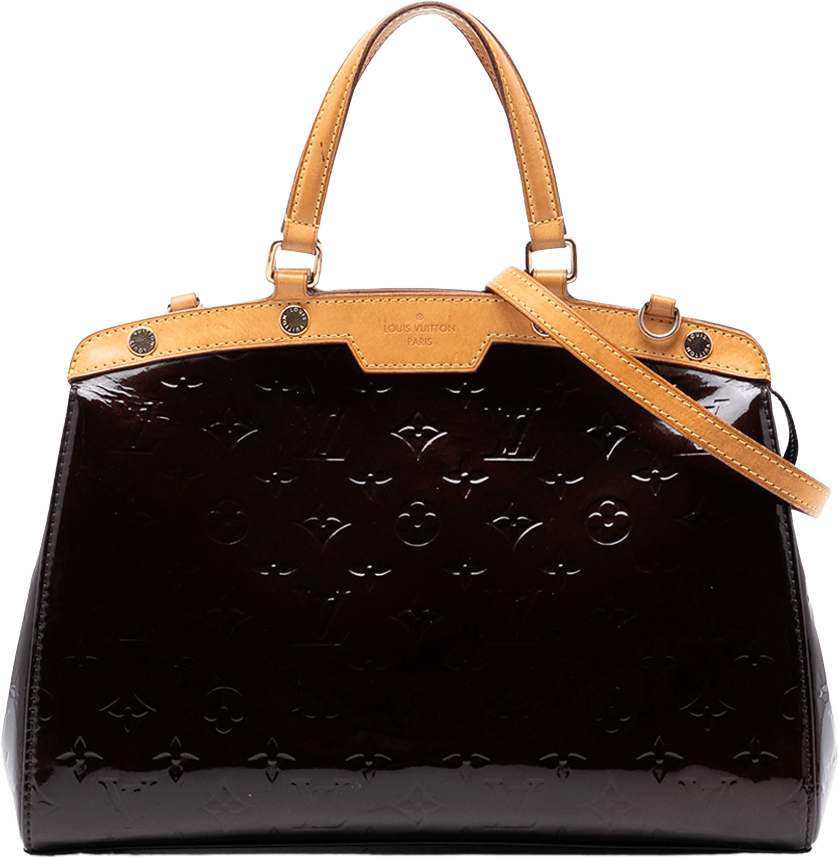 Louis Vuitton Monogram Vernis Brea Mm, från Luxclusif, i färgen purple.