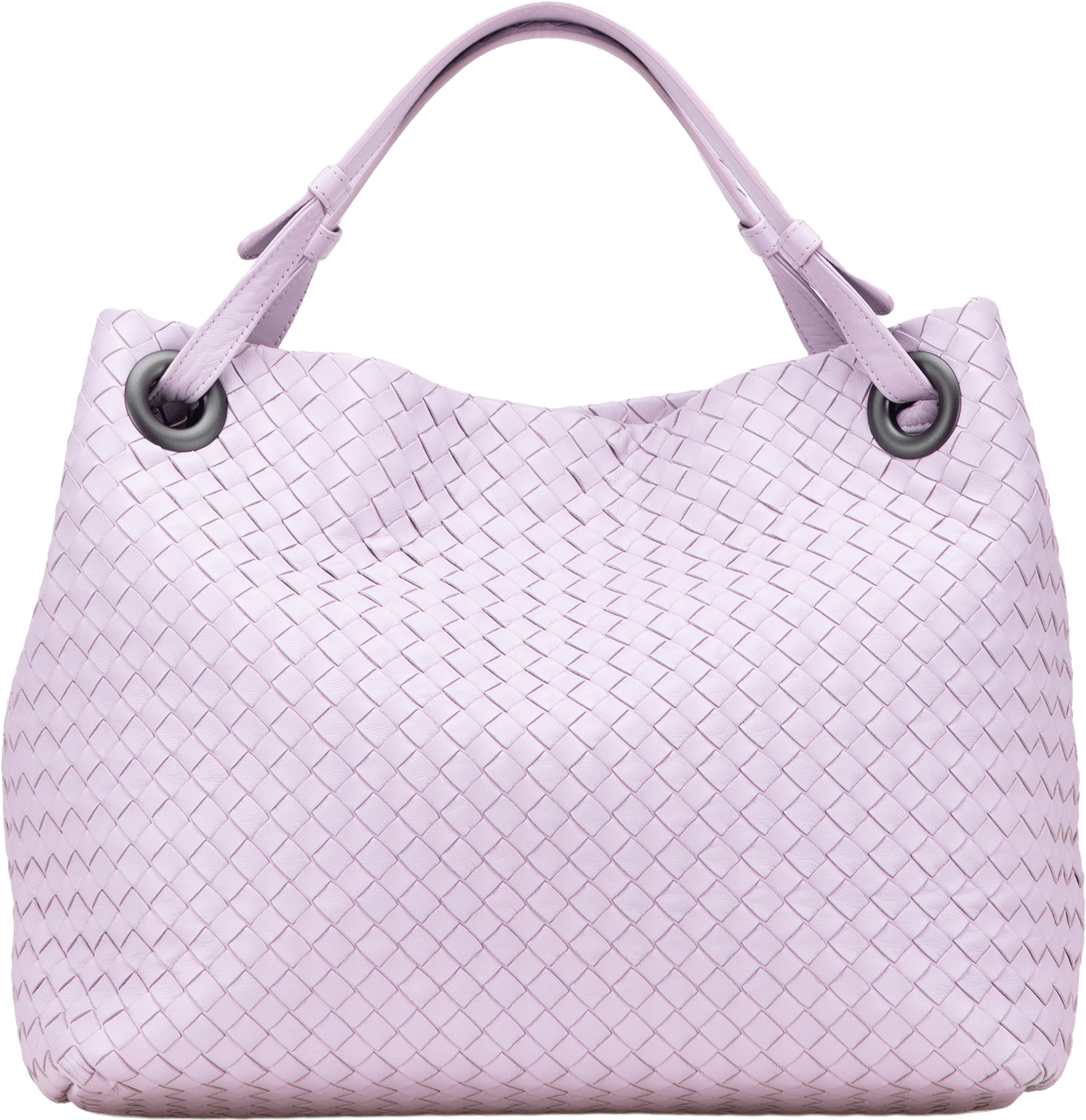 Bottega Veneta Medium Nappa Intrecciato Bella Tote, från Luxclusif, i färgen light purple.