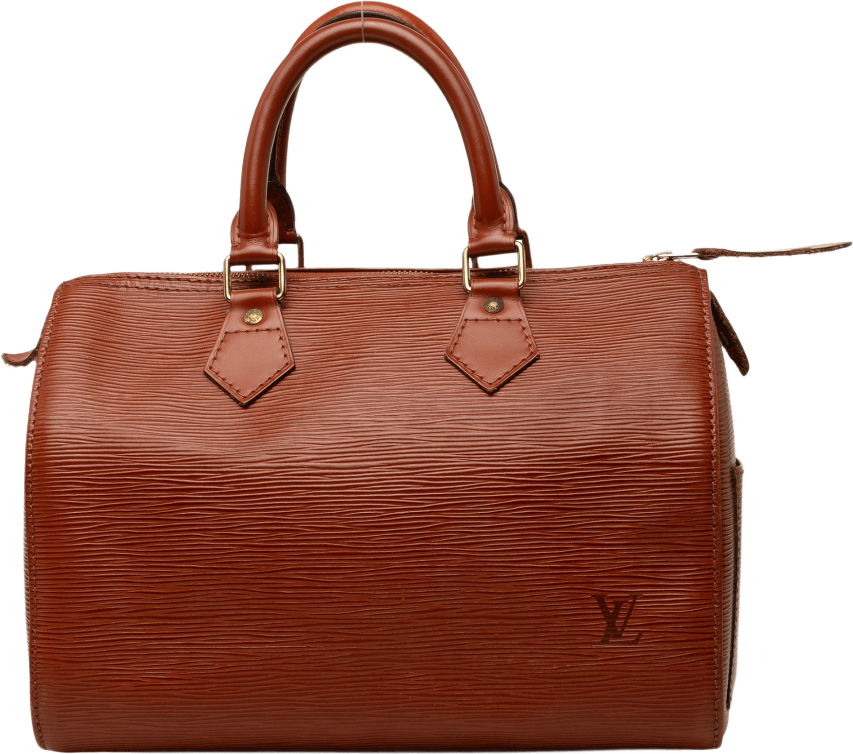 Louis Vuitton Epi Speedy 25, från Luxclusif, i färgen brun.
