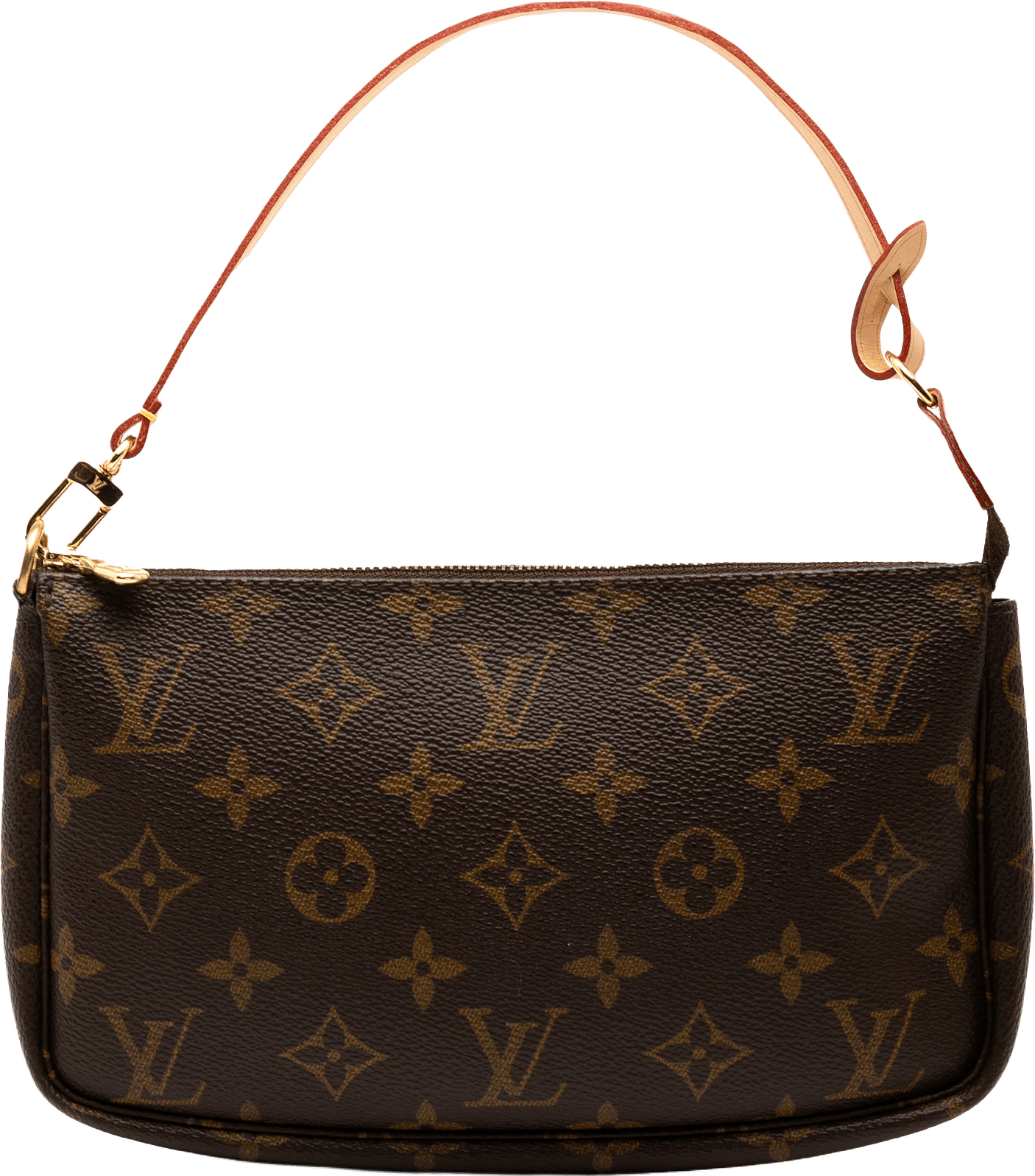 Louis Vuitton Monogram Pochette Accessoires, från Luxclusif, i färgen brown.
