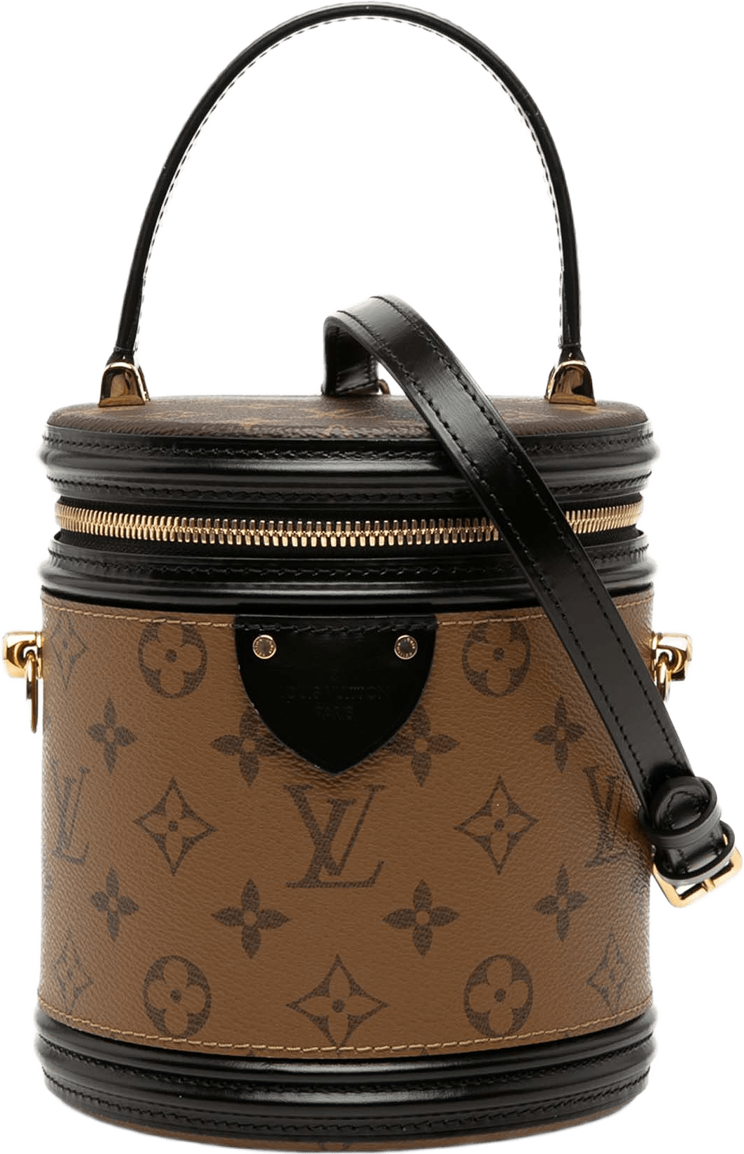 Louis Vuitton Monogram Reverse Cannes, från Luxclusif, i färgen svart.