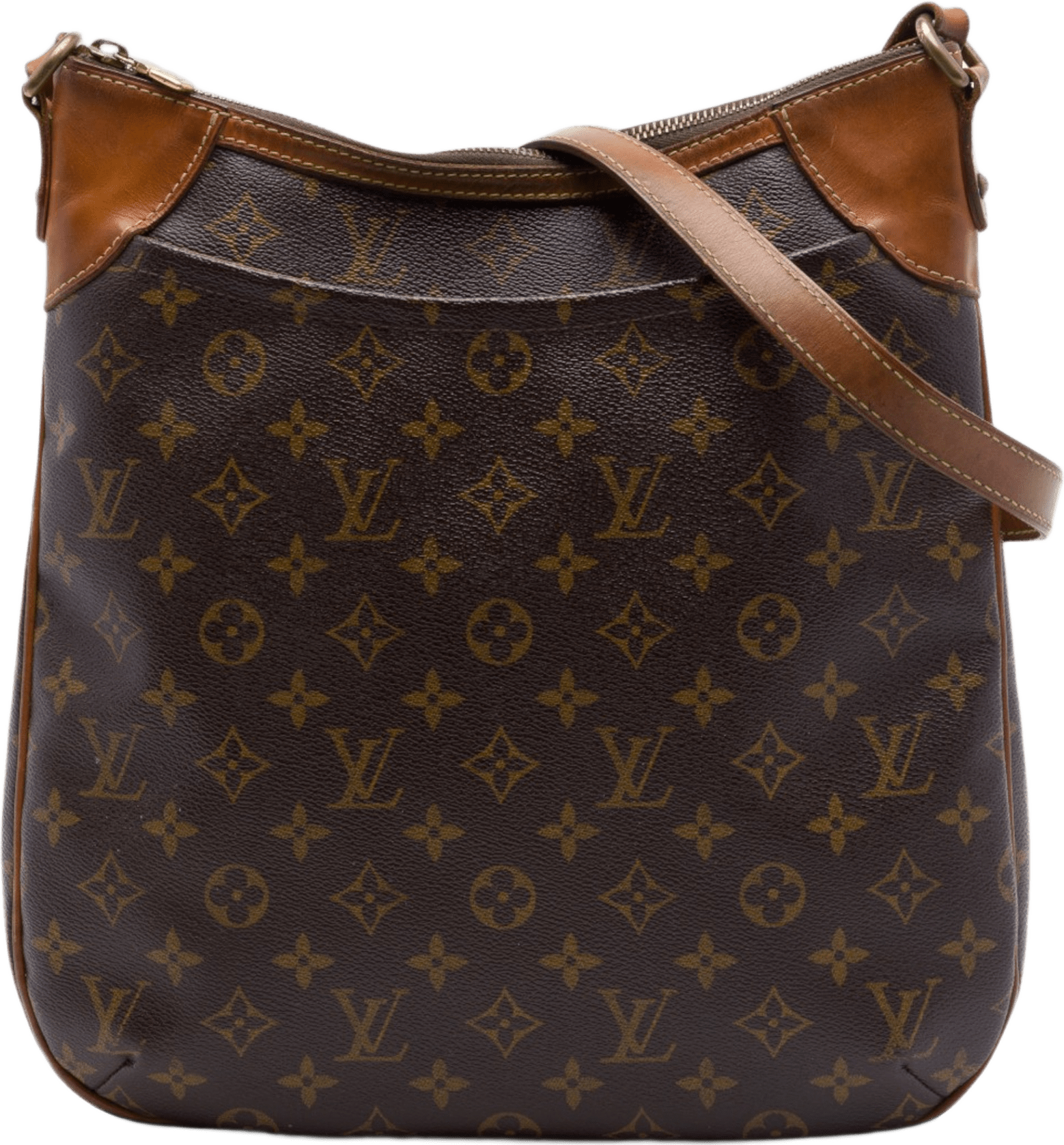 Louis Vuitton Monogram Odeon Mm, från Luxclusif, i färgen brun.