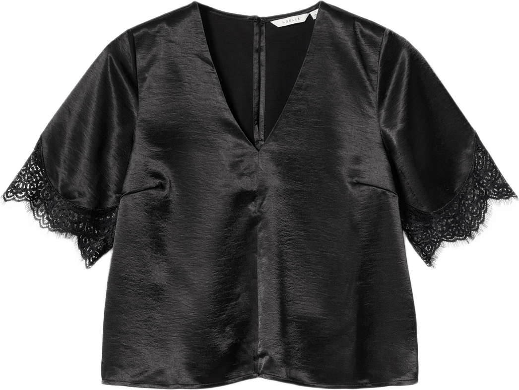 N-melina Blouse - Black, från Noella, i färgen black.