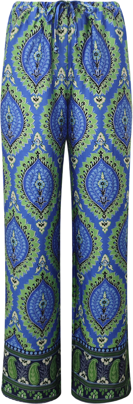 Sally Pants - Trisha Blue Print