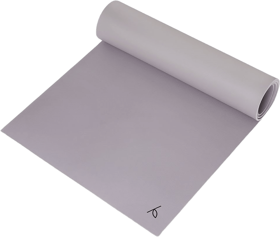 Yogamatta Natural Practice Mat 4 Mm, från Yogiraj, i färgen shadow lilac.