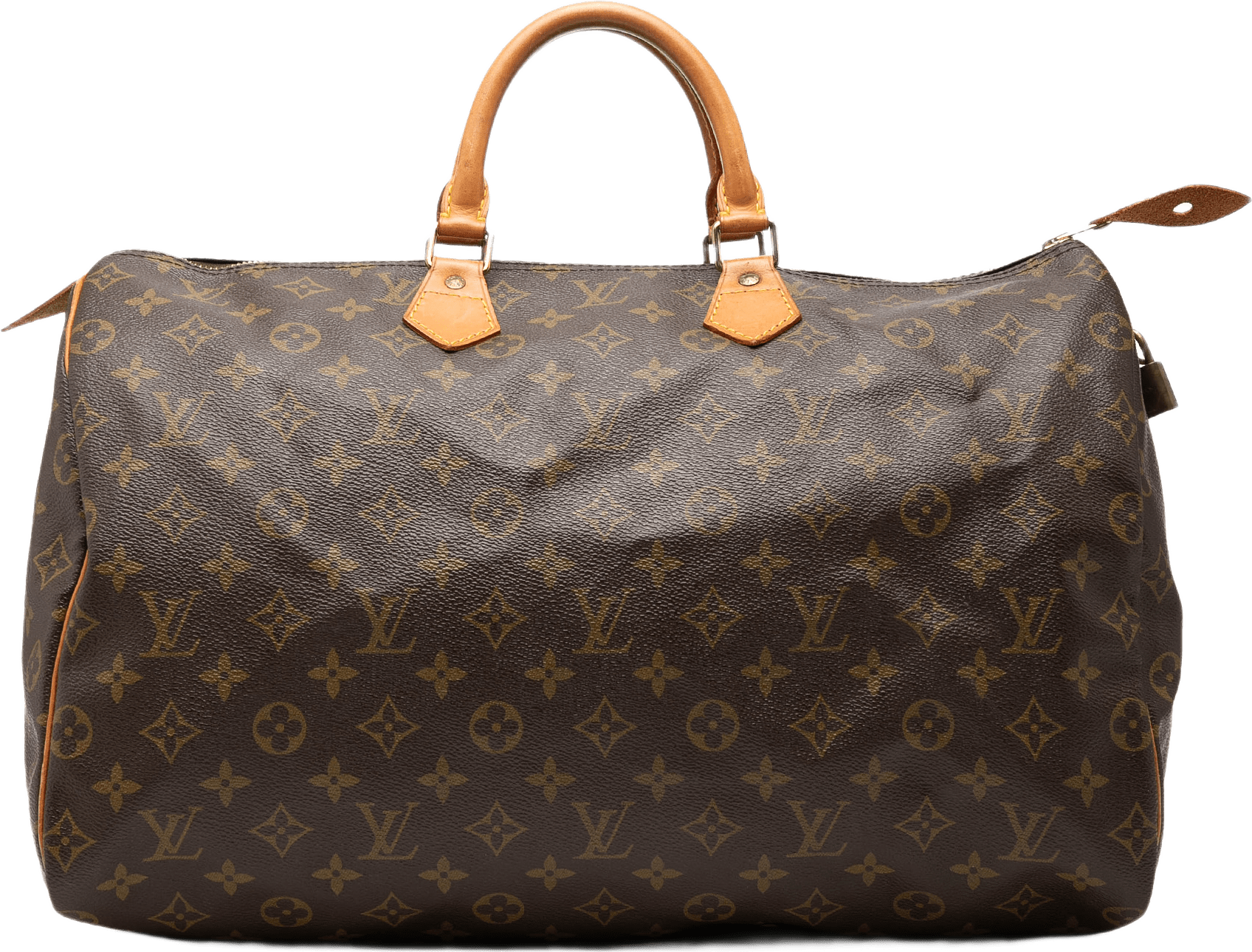 Louis Vuitton Monogram Speedy 40, från Luxclusif, i färgen brown.