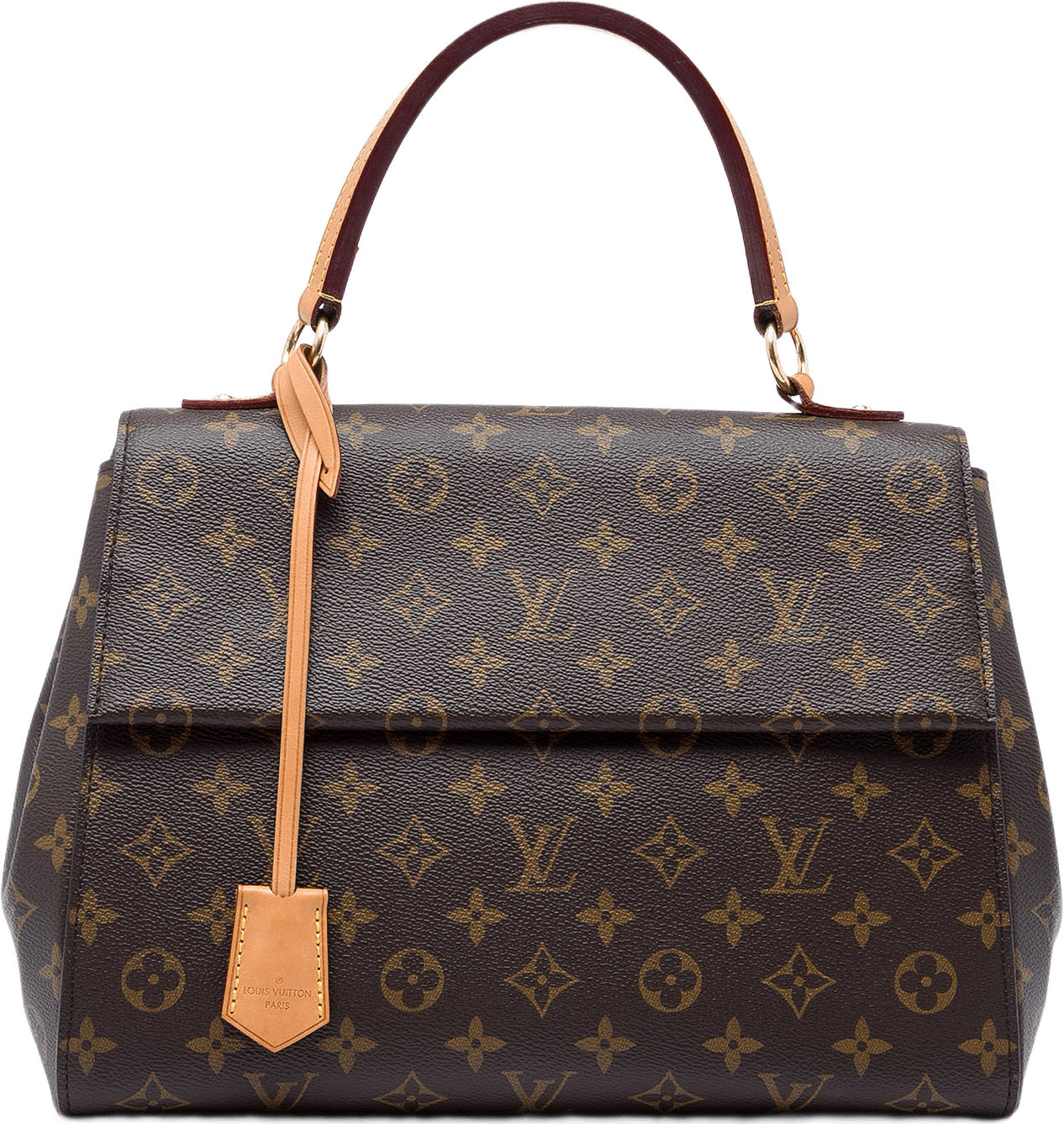 Louis Vuitton Monogram Cluny Mm, från Luxclusif, i färgen brun.