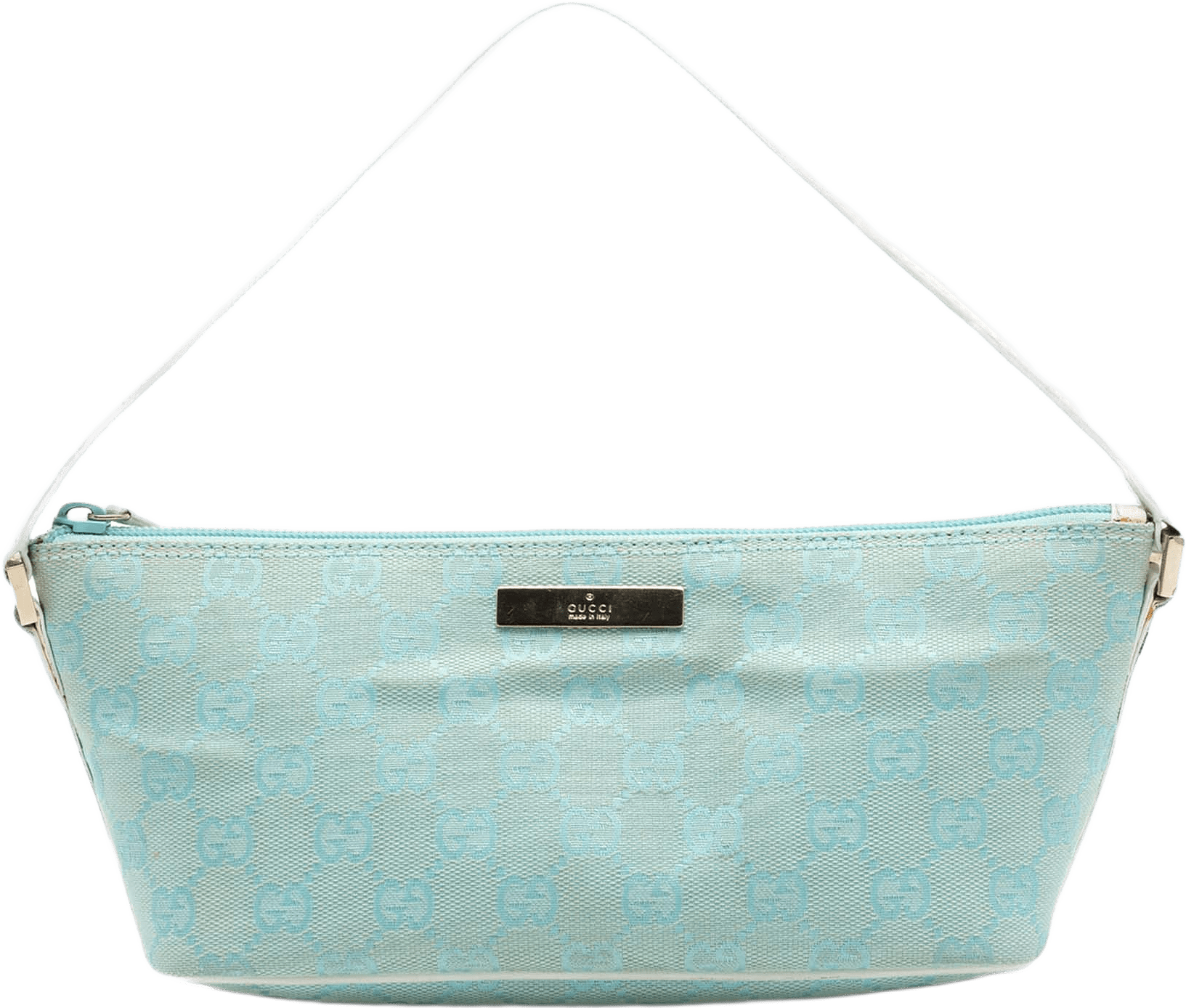 Gucci Gg Canvas Boat, från Luxclusif, i färgen light blue.
