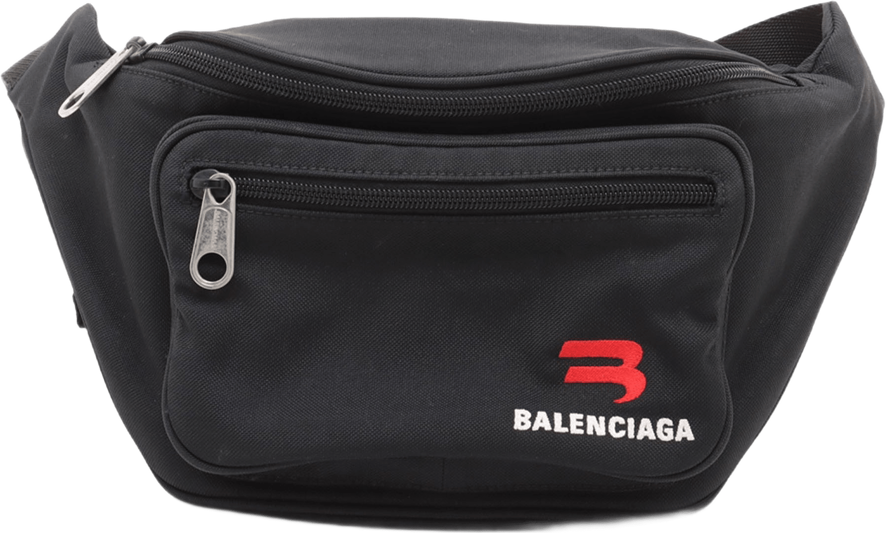 Balenciaga Nylon Explorer Belt Bag, från Luxclusif, i färgen black.