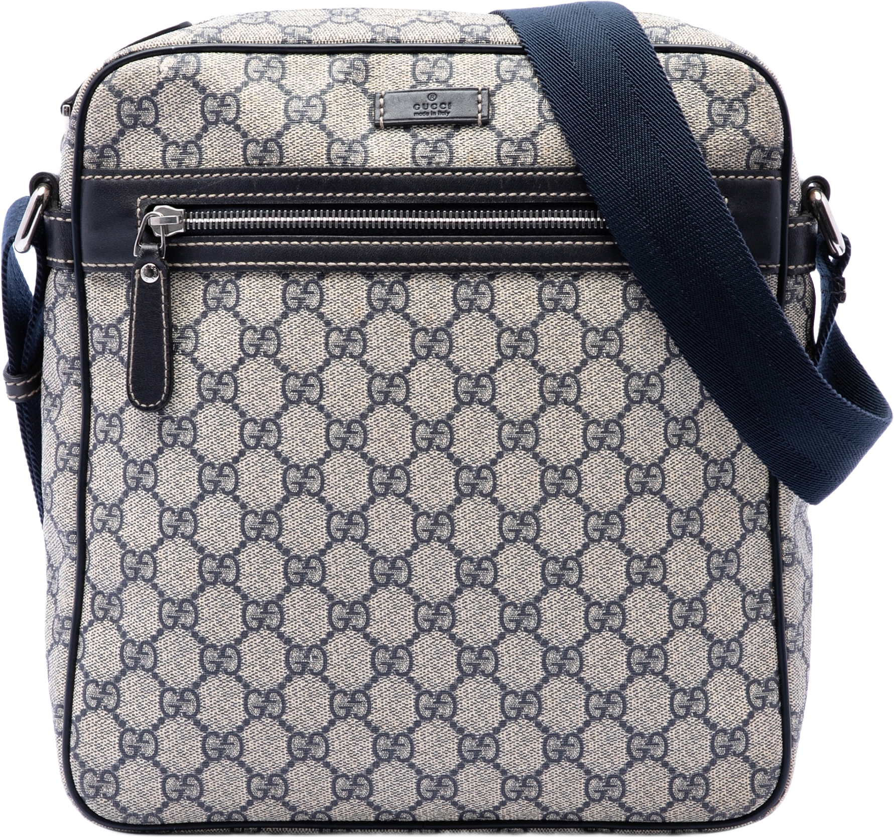 Gucci Gg Supreme Crossbody, från Luxclusif, i färgen beige.