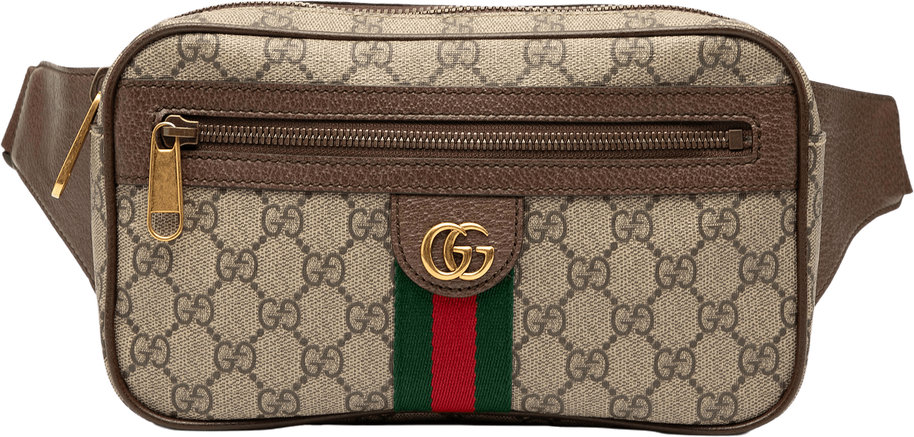 Gucci Small Gg Supreme Ophidia Belt Bag, från Luxclusif, i färgen beige.