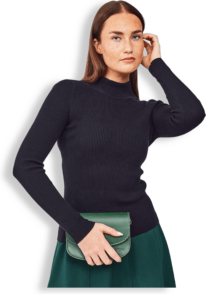 Svart Polotröja - Rut Jumper Black