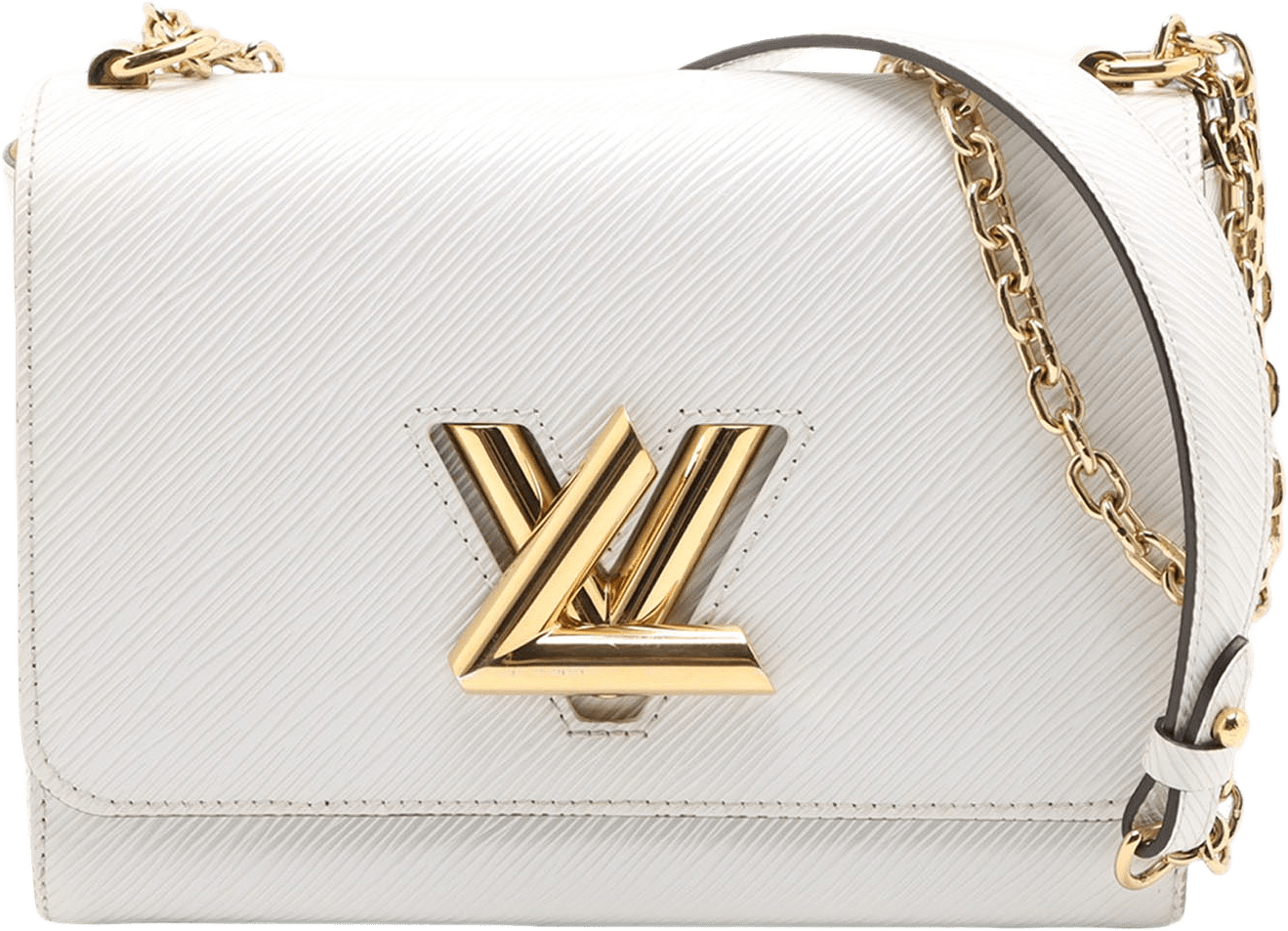 Louis Vuitton Epi Twist Mm, från Luxclusif, i färgen vit.