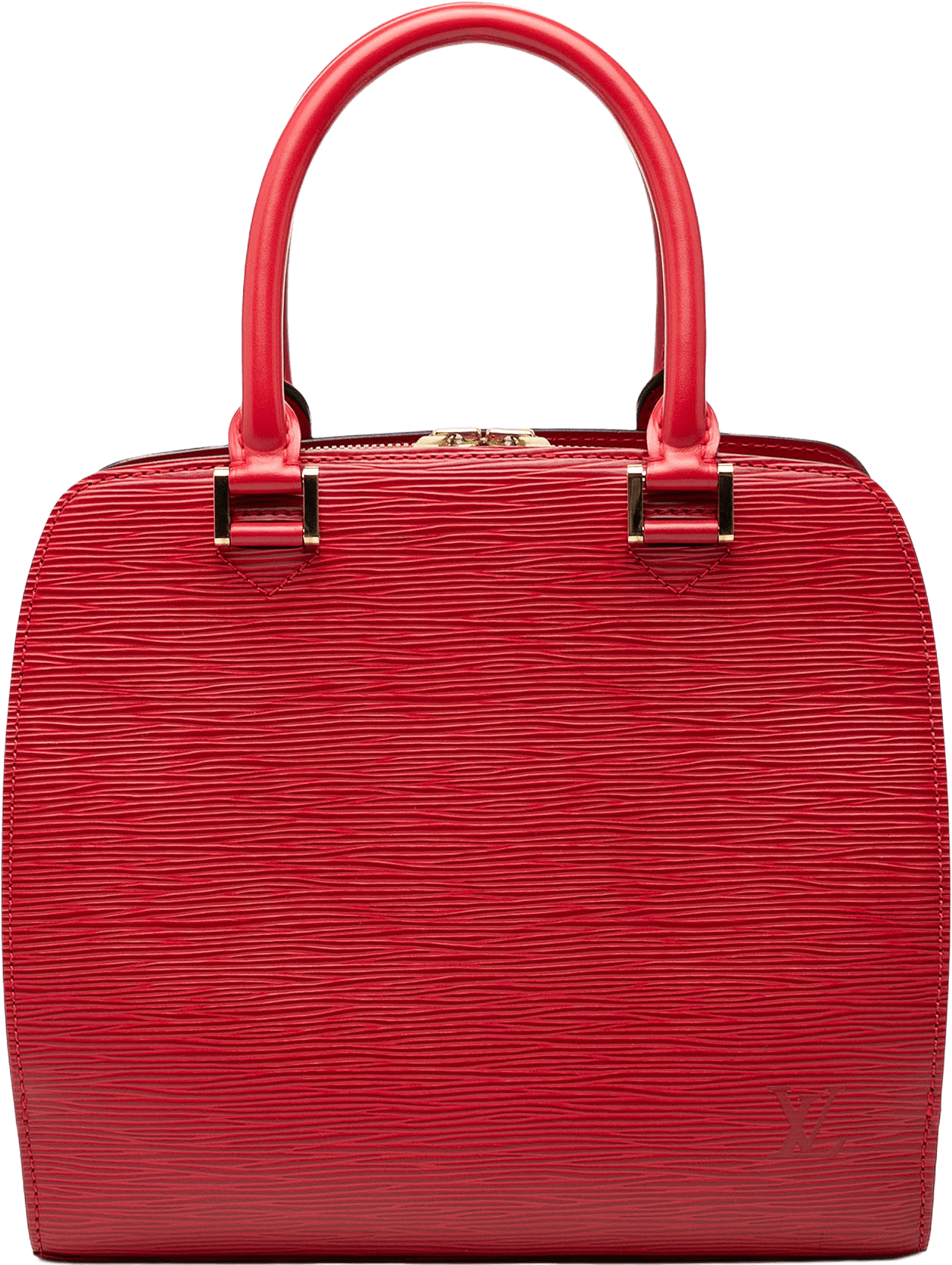 Louis Vuitton Epi Pont Neuf, från Luxclusif, i färgen red.