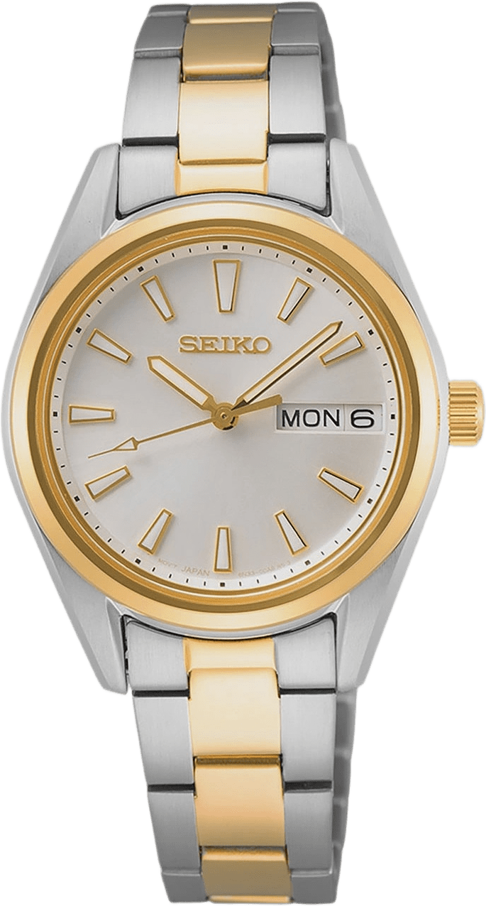 Seiko Classic Silver/bicolor, Metallband - Sur454p1, från Seiko, i färgen 1.