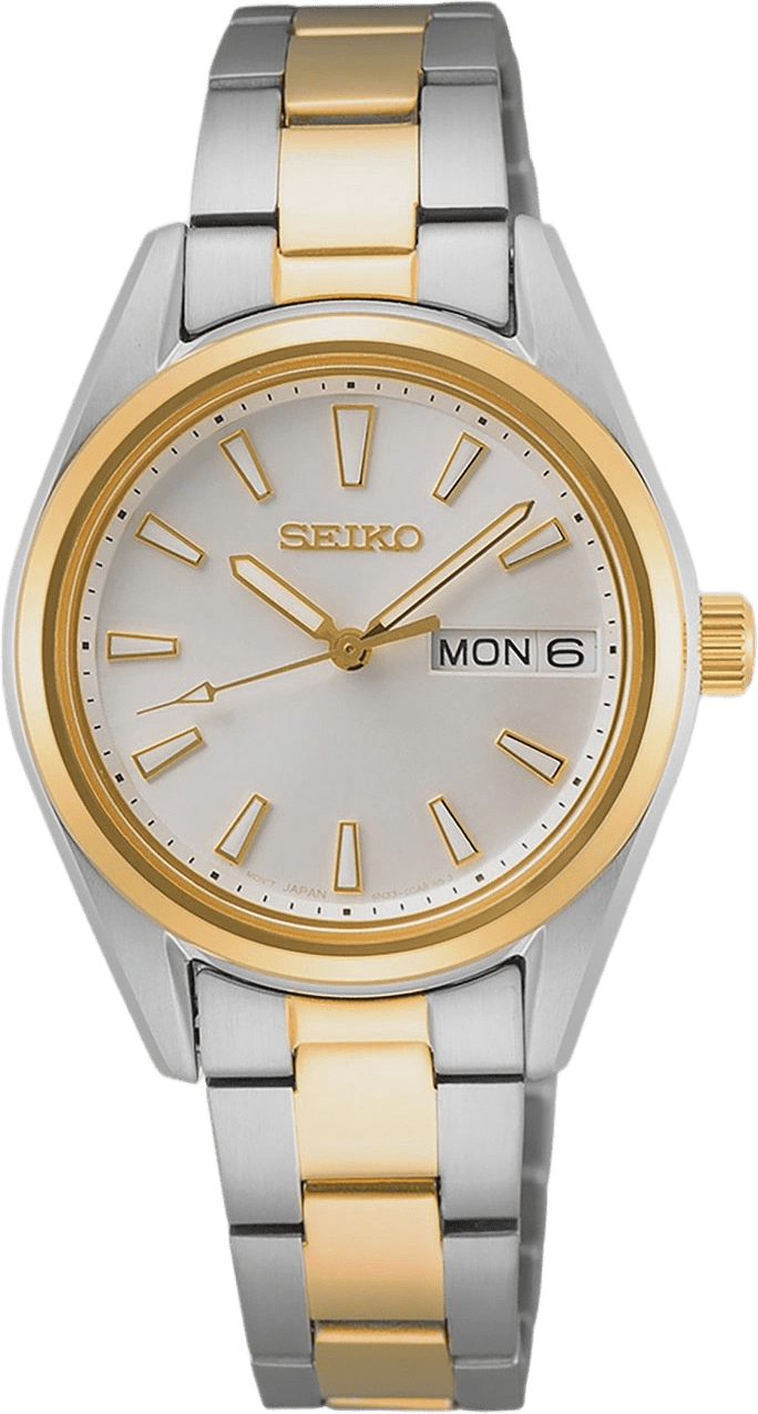 Seiko Classic Silver/bicolor, Metallband - Sur454p1, från Seiko, i färgen 1.