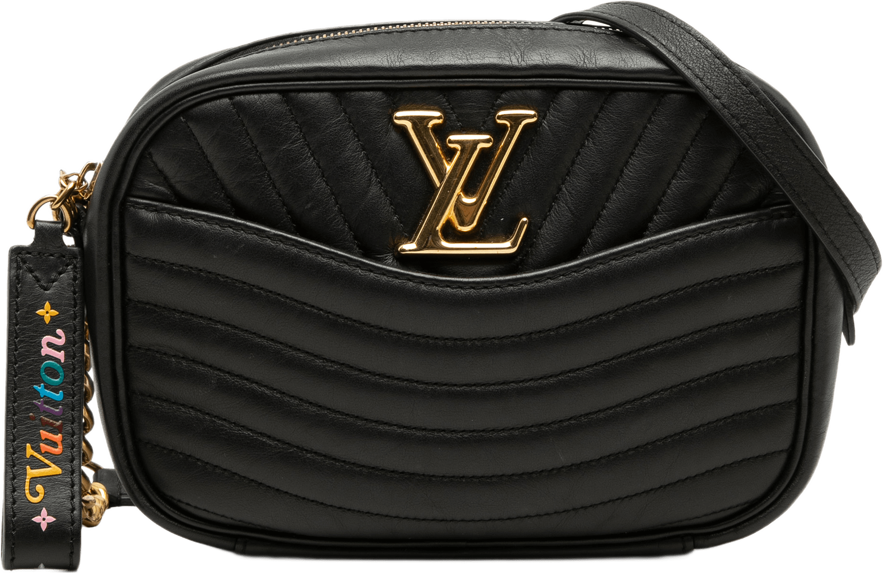 Louis Vuitton New Wave Camera Bag, från Luxclusif, i färgen svart.