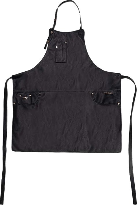 Bbq Förkläde 66x68cm, från Dutchdeluxes, i färgen black.