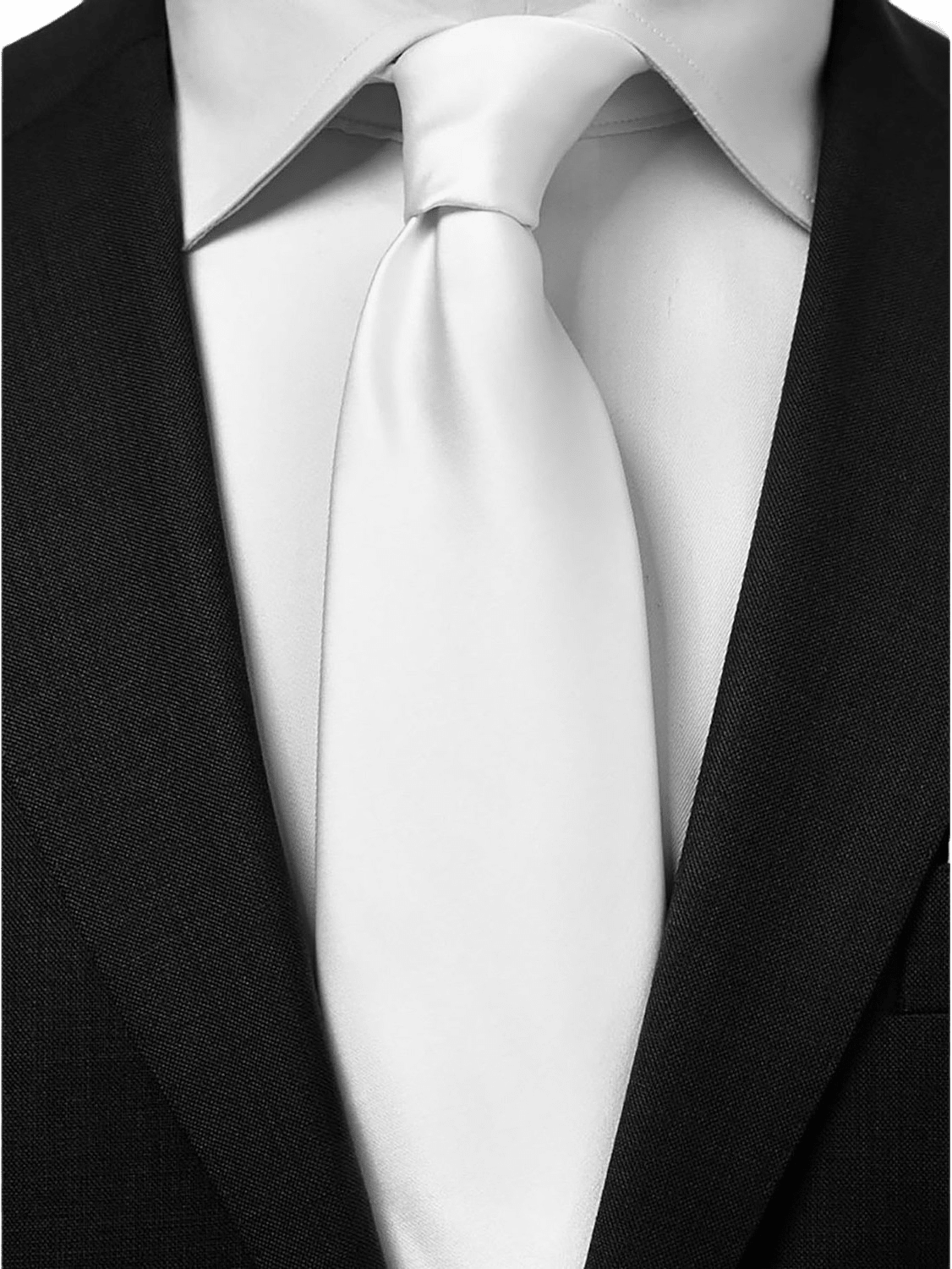 Tie Plain, från John Henric, i färgen white.