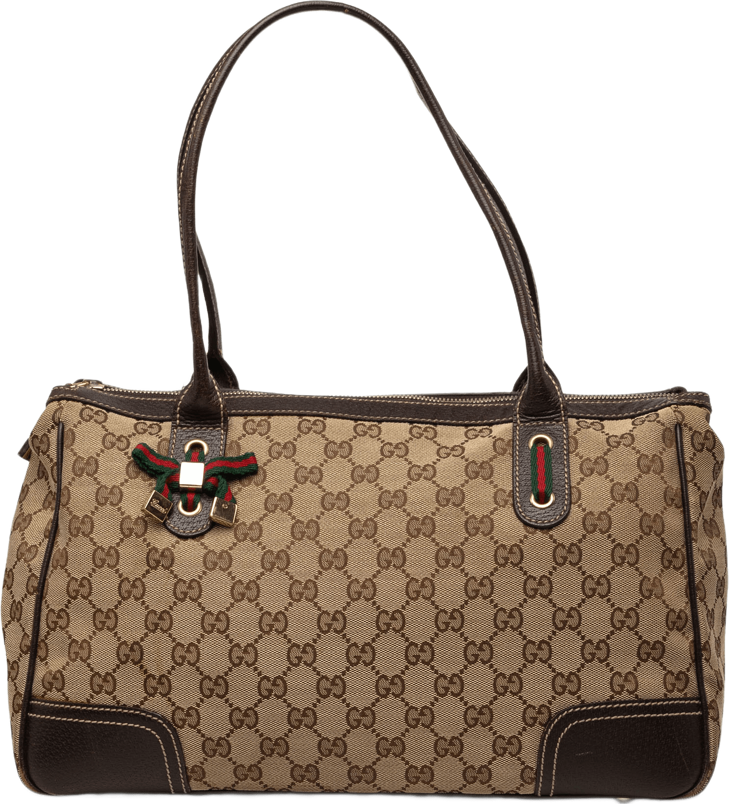 Gucci Gg Canvas Princy Shoulder Bag, från Luxclusif, i färgen beige.
