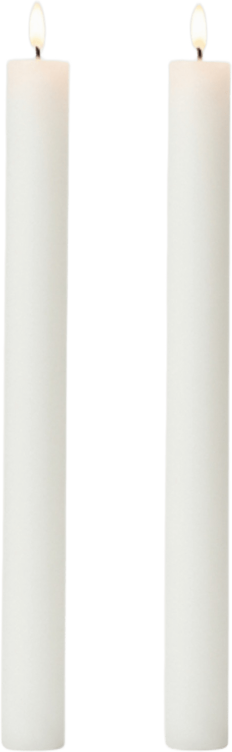 Luna Led-konljus 2 St, från Led Nordic, i färgen vit.