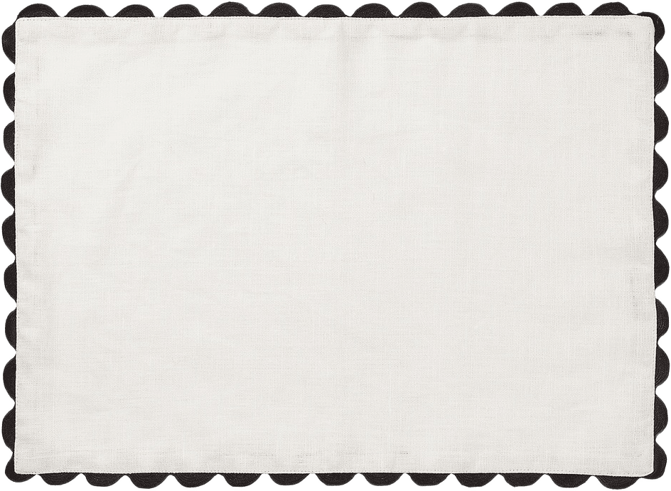 Willow Bordstablett - 33x48 Cm, från Pick A Poppy, i färgen black.