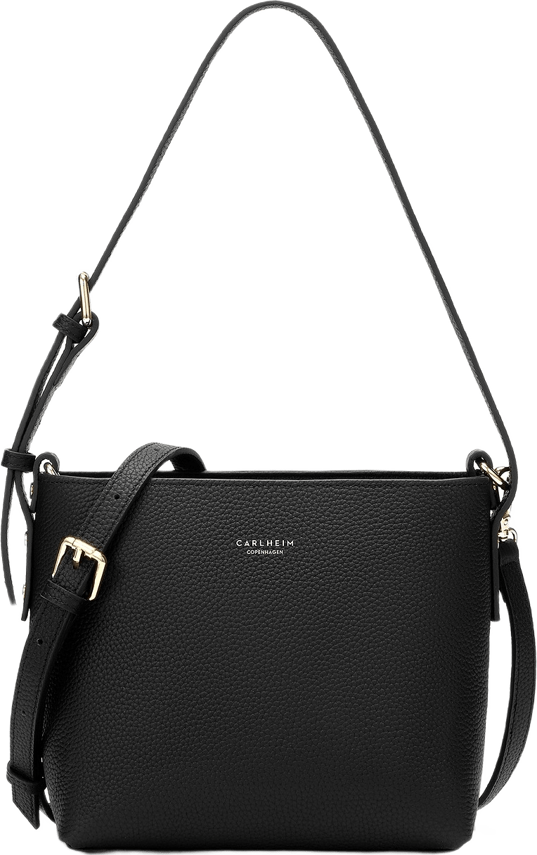 Handväska Läder Selma, från Carlheim, i färgen svart.