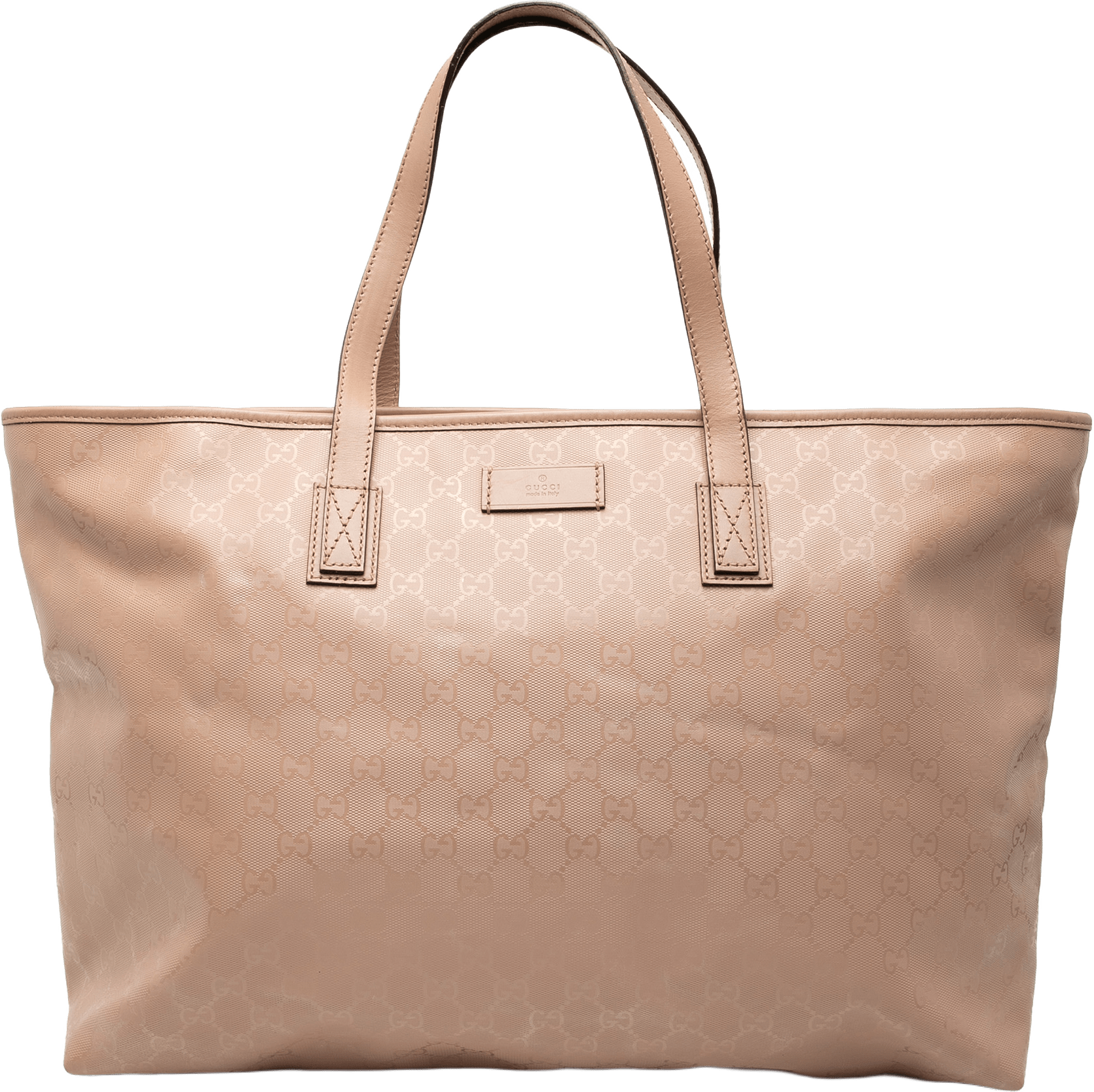 Gucci Large Gg Imprime Joy Tote, från Luxclusif, i färgen nude.
