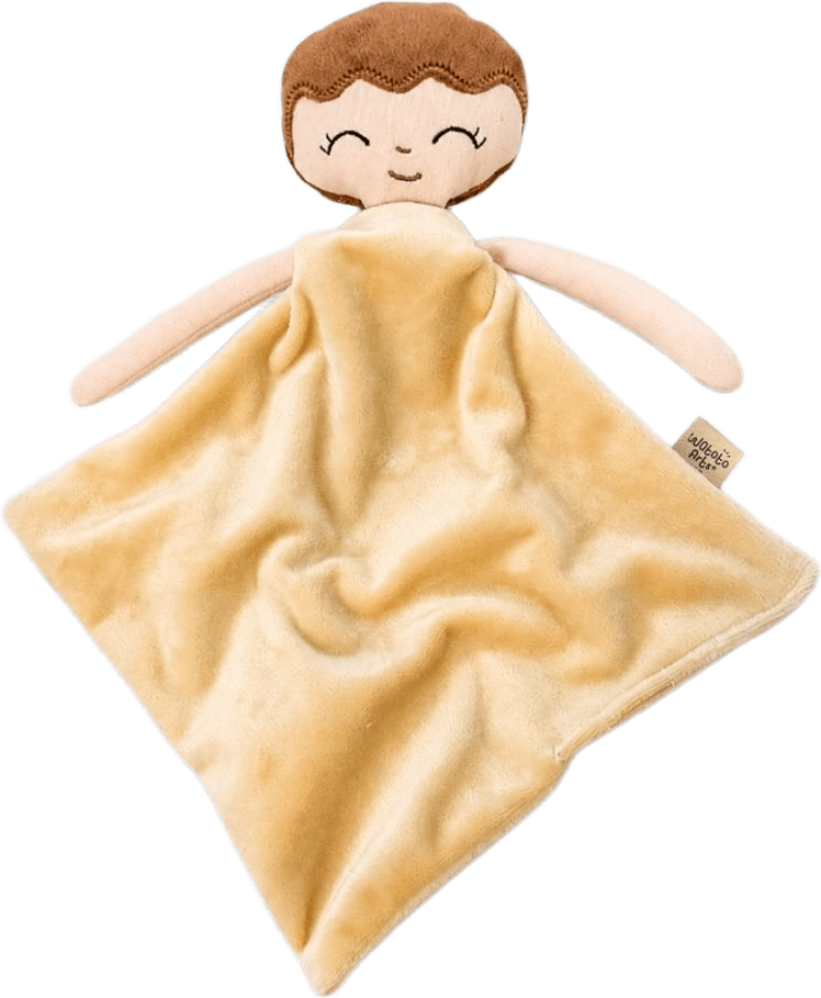 Snuttefilt Leyla, från Watoto Arts, i färgen beige.