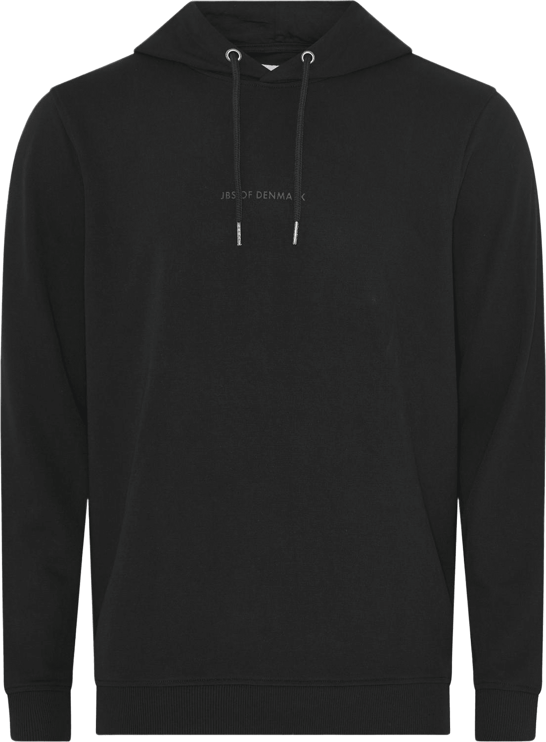 Bambu Hoodie Med Logo, Fsc, från JBS of Denmark, i färgen black.