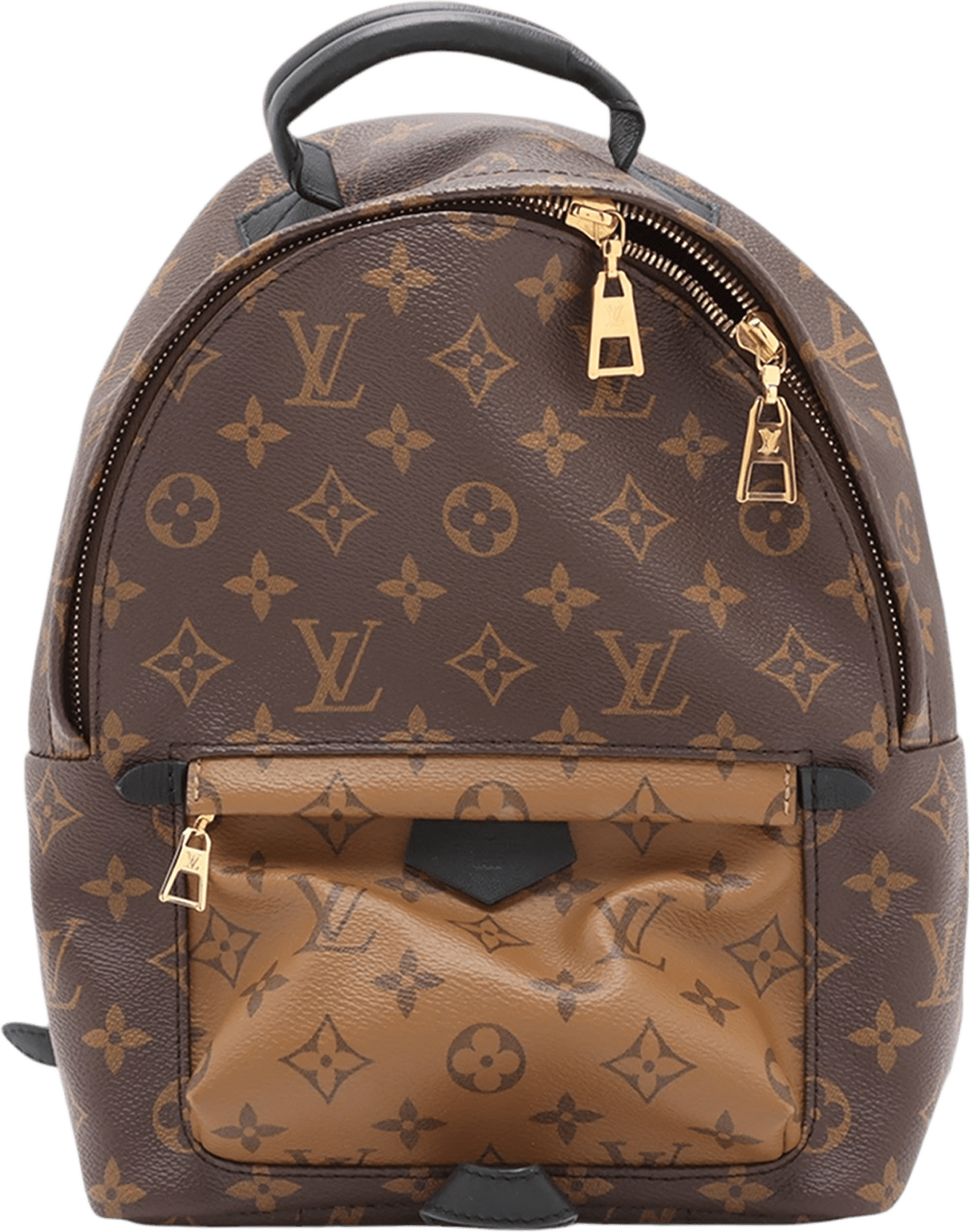 Louis Vuitton Monogram Reverse Palm Springs Pm, från Luxclusif, i färgen brun.