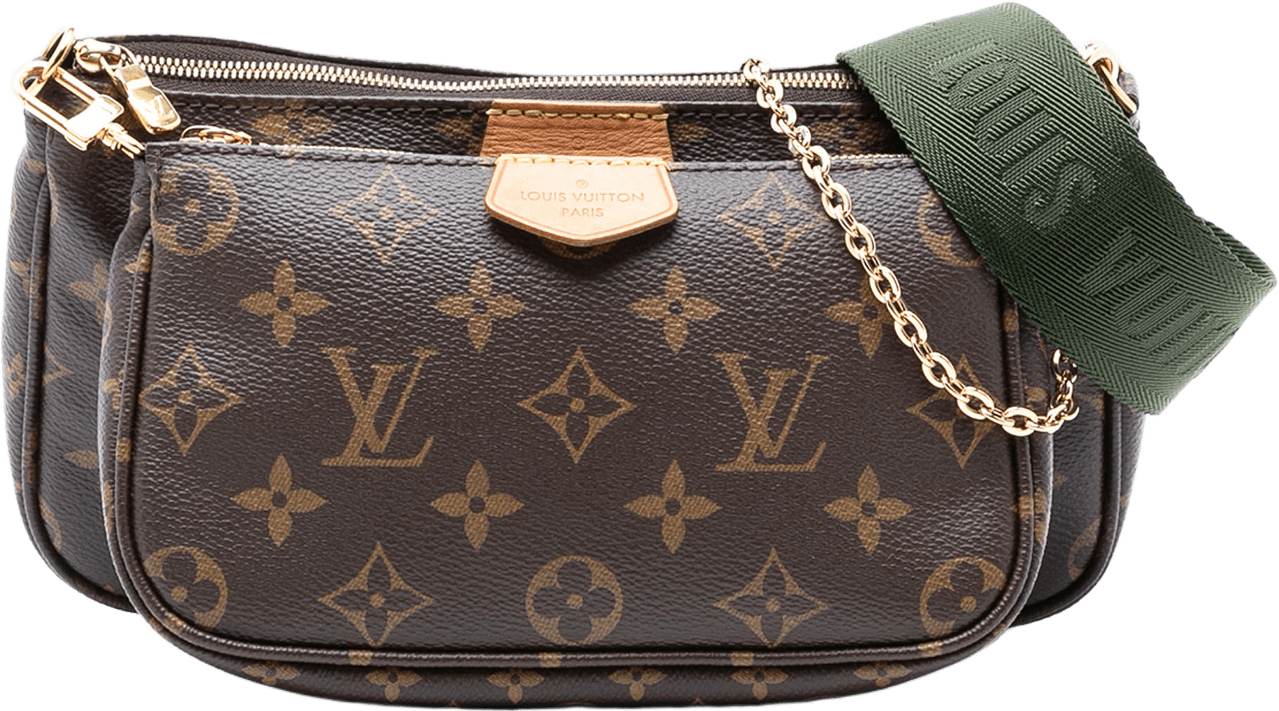 Louis Vuitton Monogram Multi Pochette Accessoires, från Luxclusif, i färgen brown.