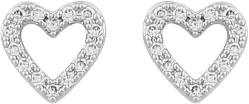 Valentina Small Earring, från SNÖ of Sweden, i färgen s/clear.