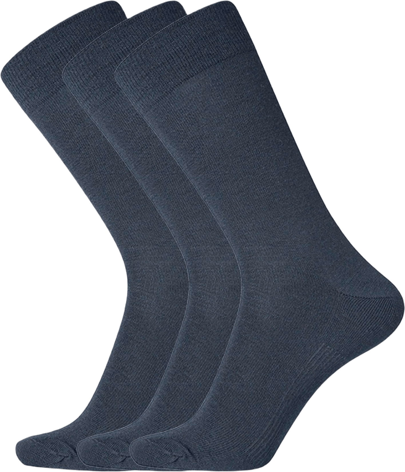 3-pack Strumpor | Ull | Marin, från Dovre, i färgen navy.