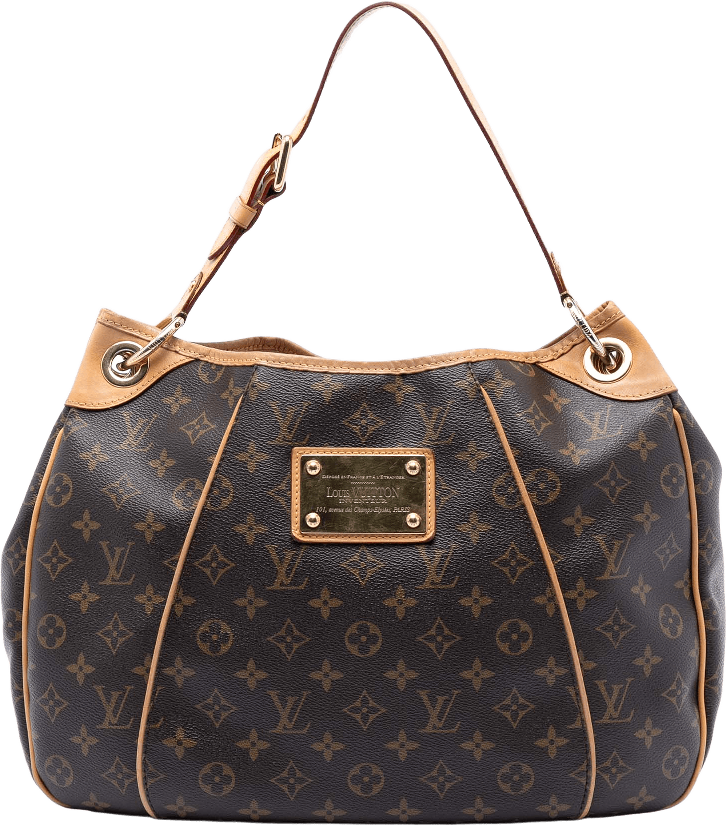 Louis Vuitton Monogram Galliera Pm, från Luxclusif, i färgen brown.