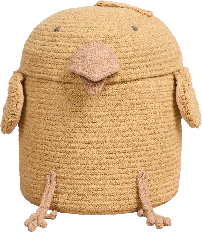 Korg För Barn, från LORENA CANALS, i färgen Charlie The Chicken.