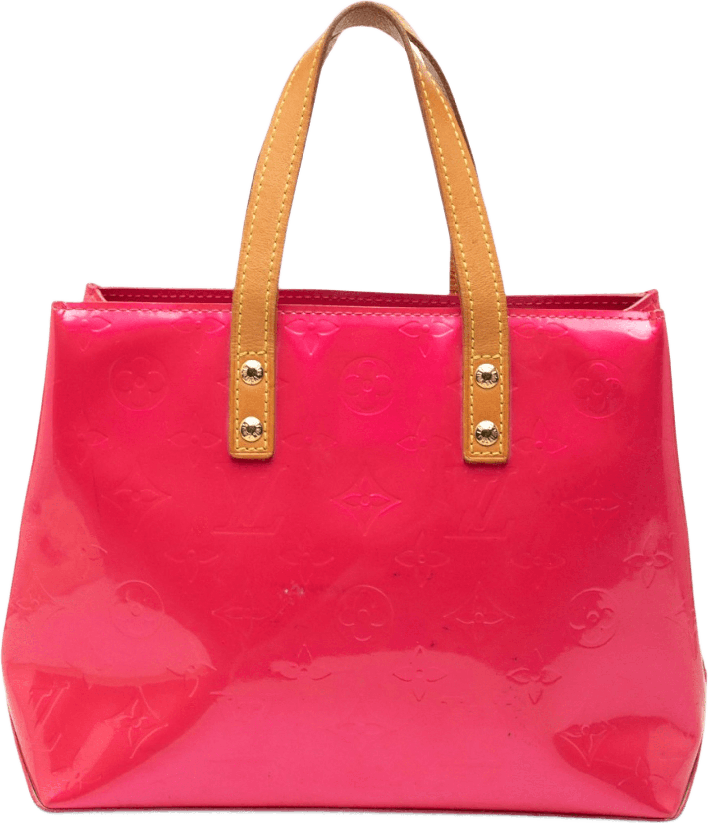 Louis Vuitton Monogram Vernis Reade Pm, från Luxclusif, i färgen rosa.
