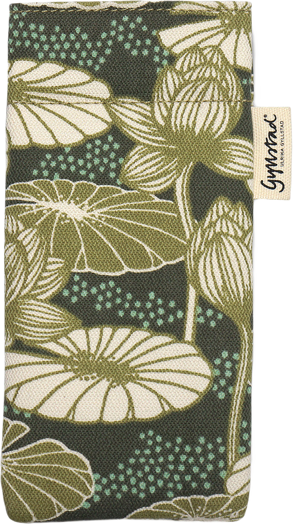 Glasögonfodral Lotus, från Gyllstad, i färgen grön.