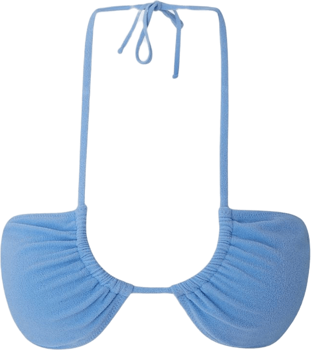 Strappy Bandeau Bikini Top, från Understatement, i färgen light blue.