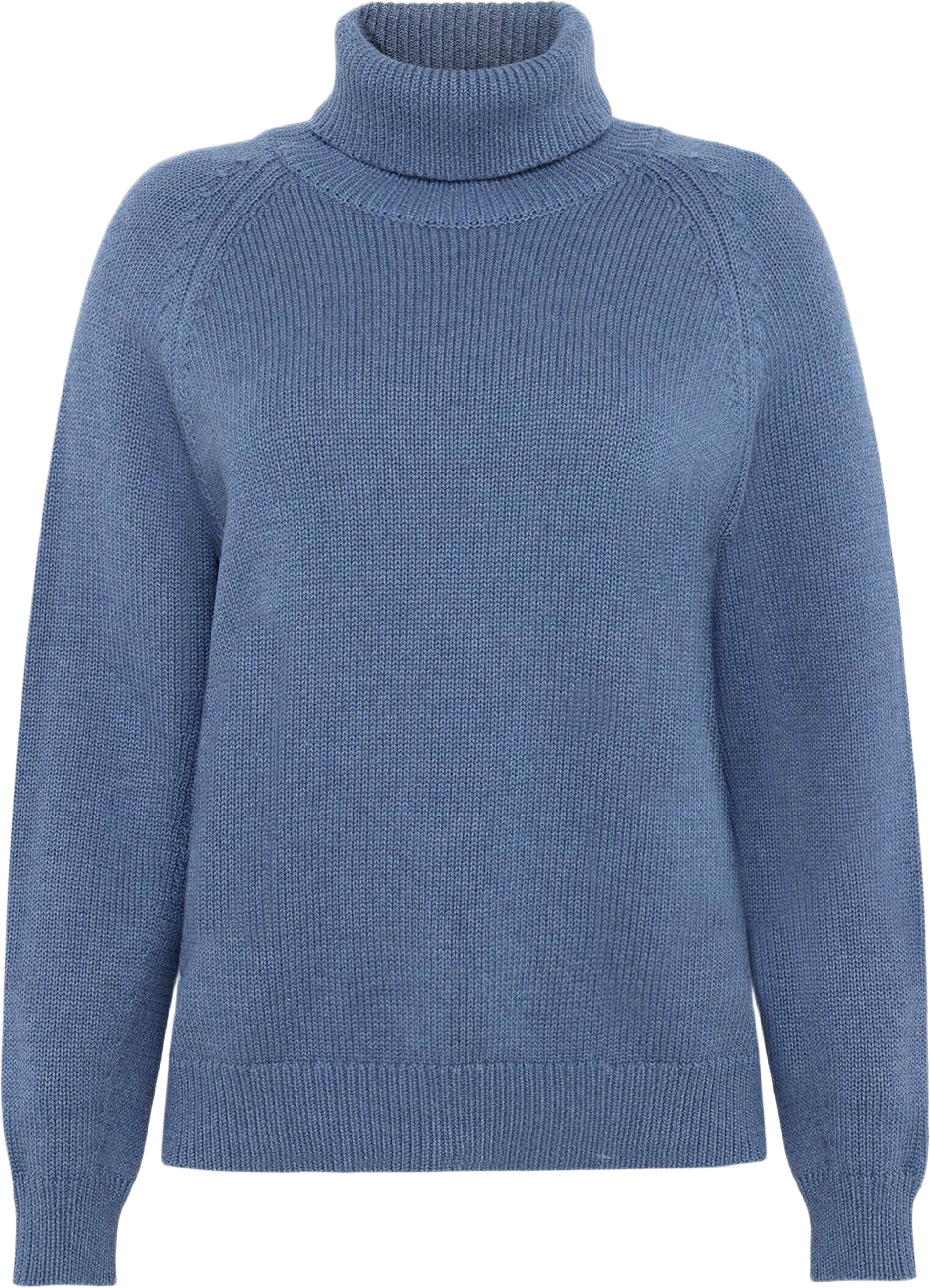 Iris Knitted Turtleneck, från Newhouse, i färgen mellanblå.