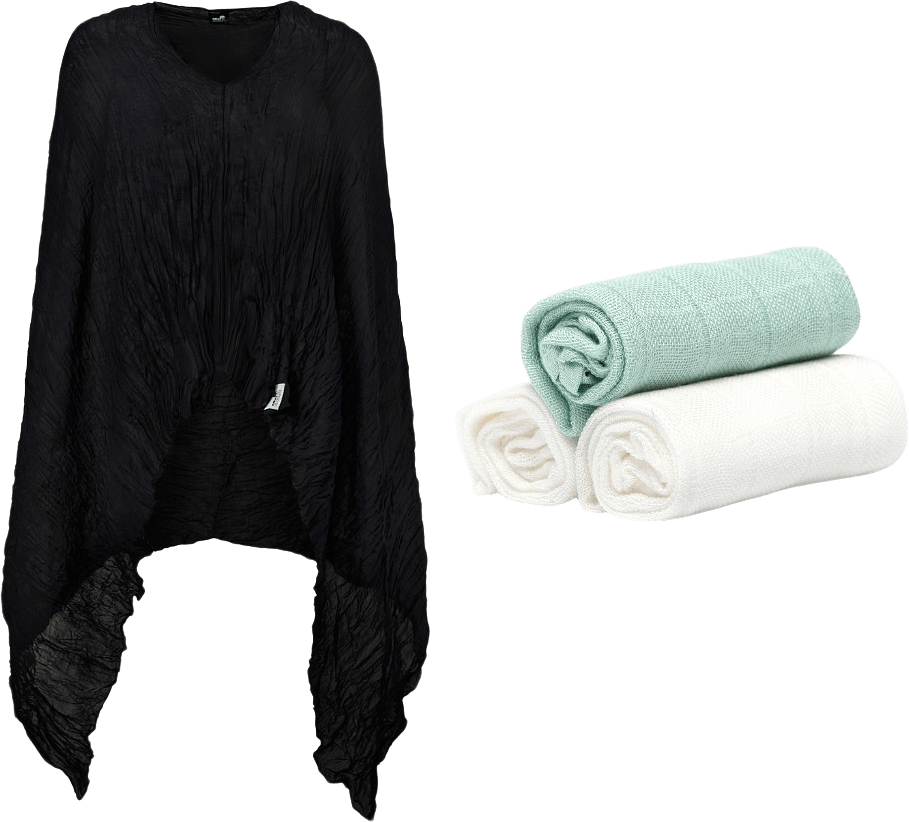 Nursing Bundle, från Les Enfants, i färgen black & green.