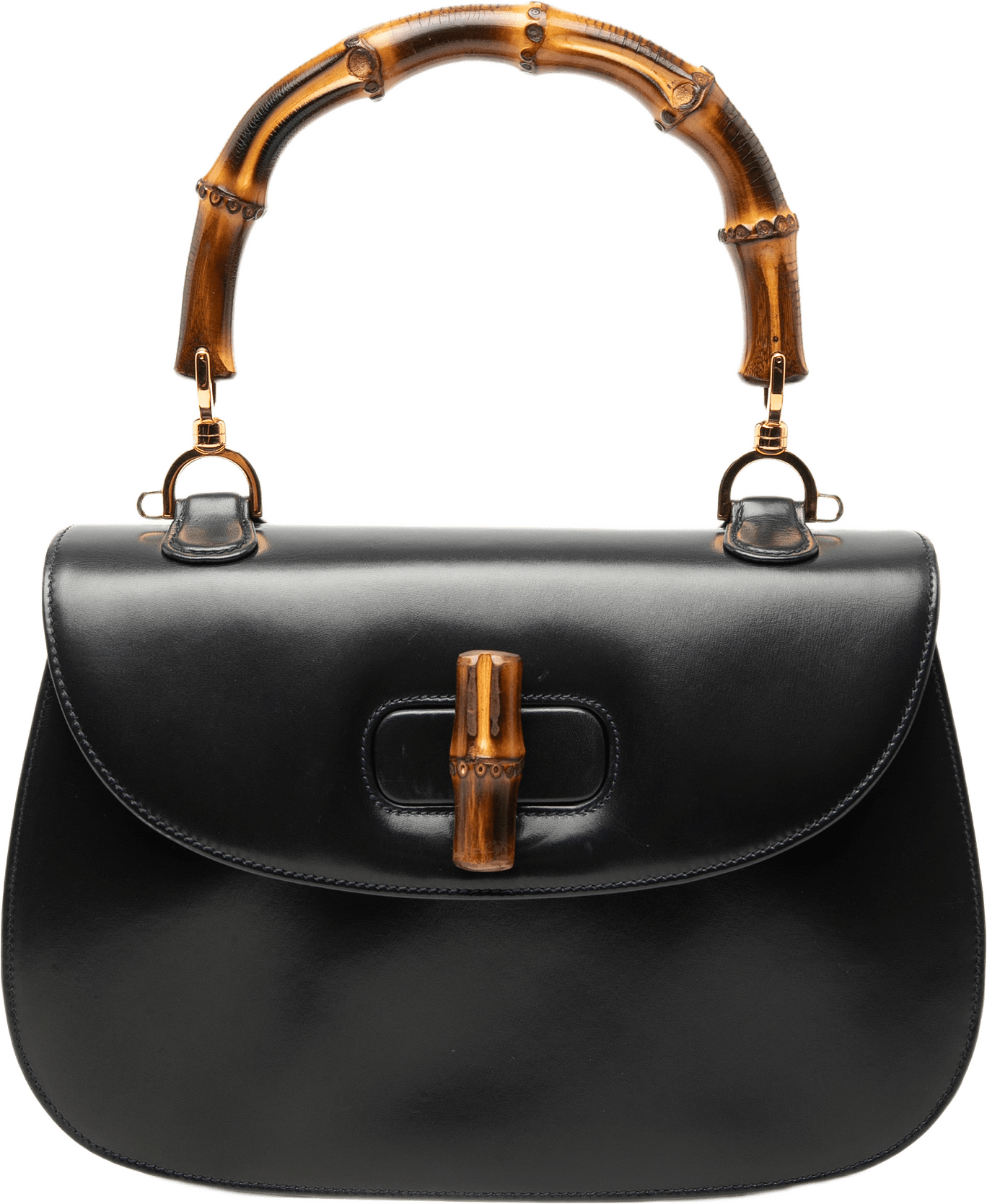 Gucci Calfskin Bamboo Night, från Luxclusif, i färgen svart.