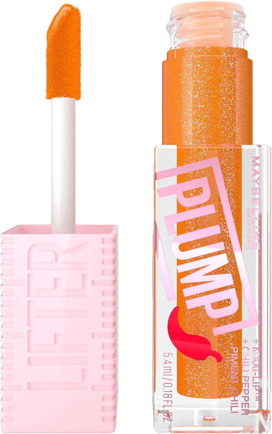 Lifter Plump Lipgloss, från Maybelline, i färgen Hot Honey.