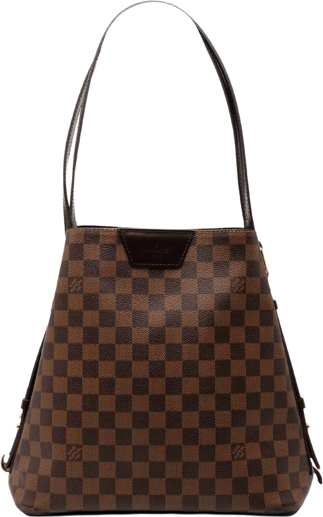 Louis Vuitton Damier Ebene Cabas Rivington, från Luxclusif, i färgen brown.