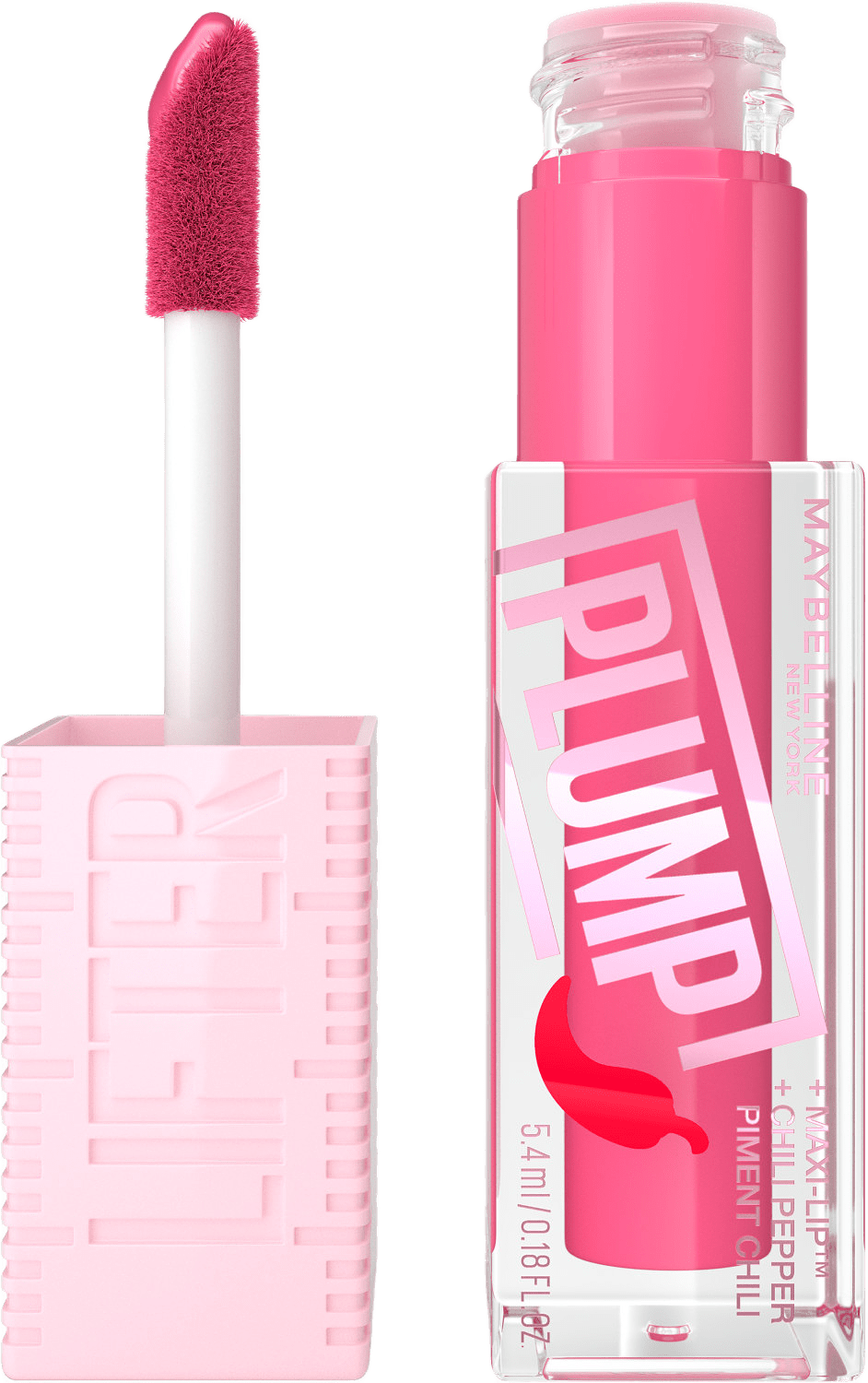 Lifter Plump Lipgloss, från Maybelline, i färgen Pink Sting.