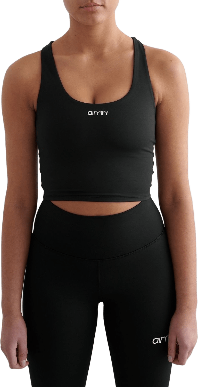 Core Essential Bralette, från aim'n, i färgen black.