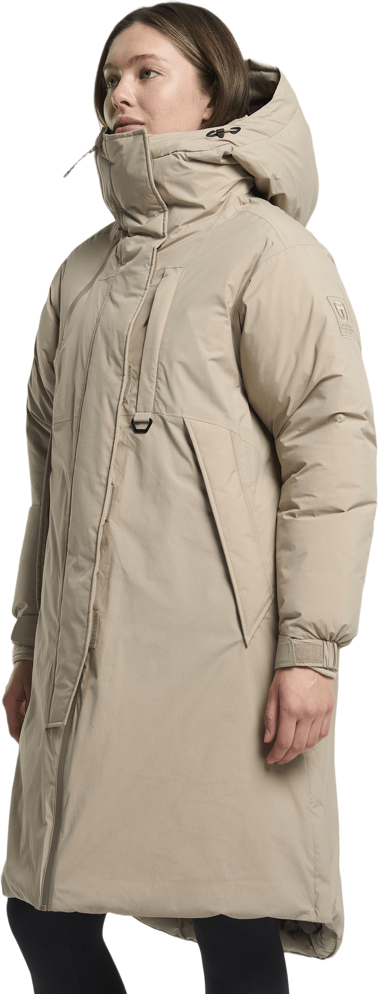 Kenun Parka Women, från Tenson, i färgen sand.