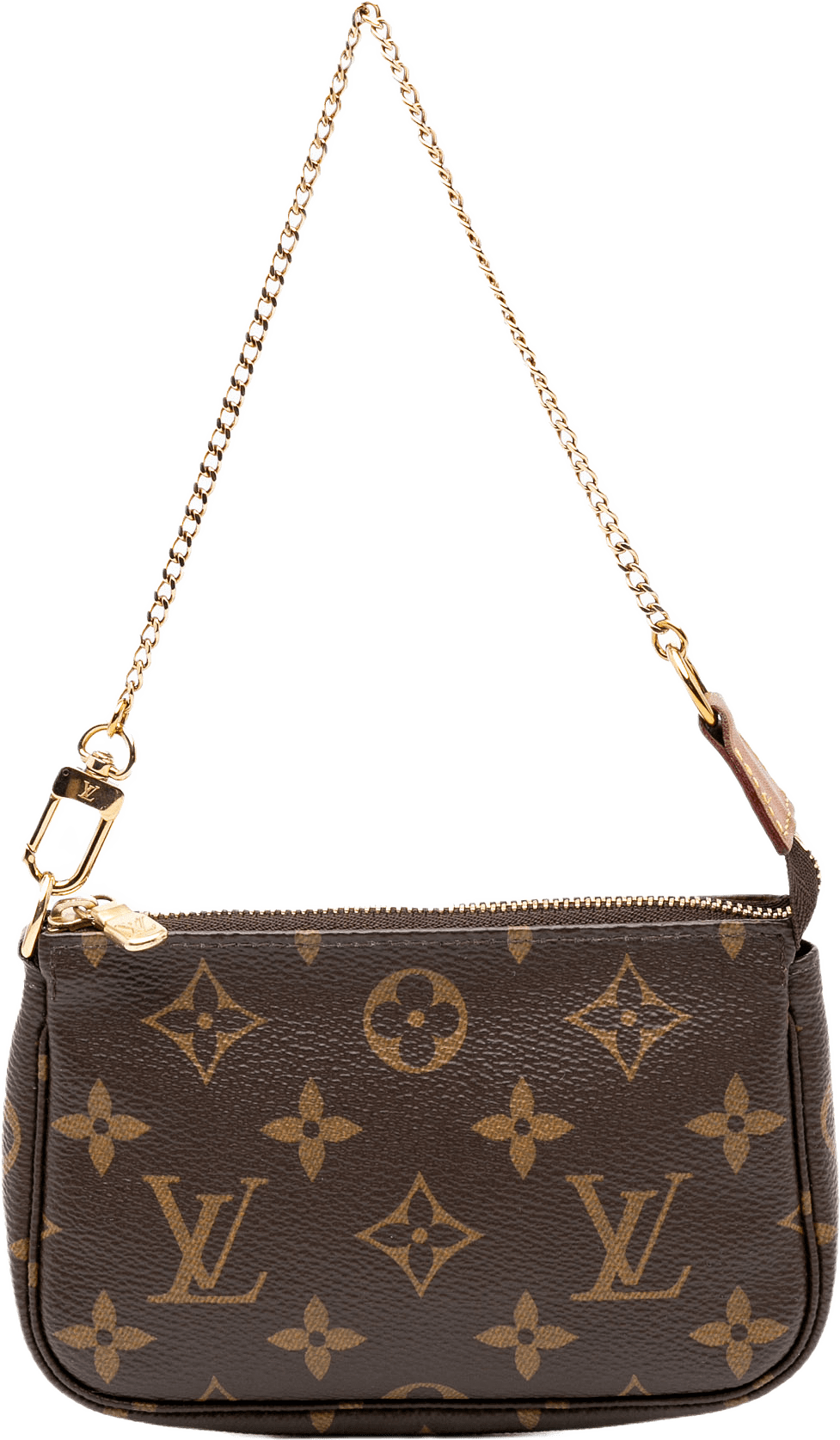 Louis Vuitton Monogram Mini Pochette Accessoires, från Luxclusif, i färgen brown.