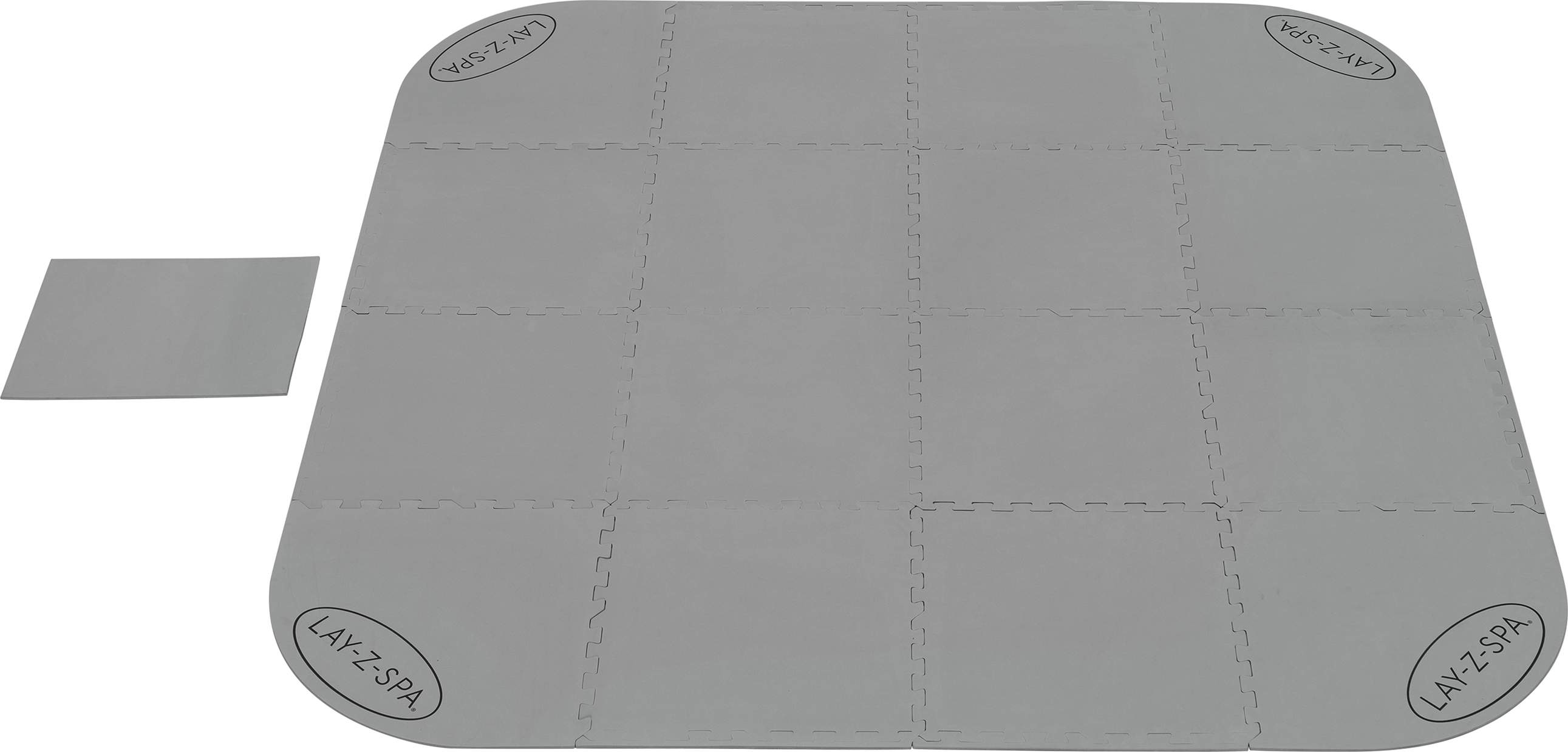 Lay-z-spa Golvskydd196 X 196cm, från Bestway, i färgen grå.